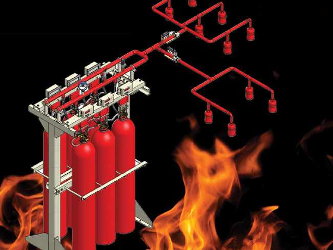 مکانیزم سیستم اطفا حریق Co2